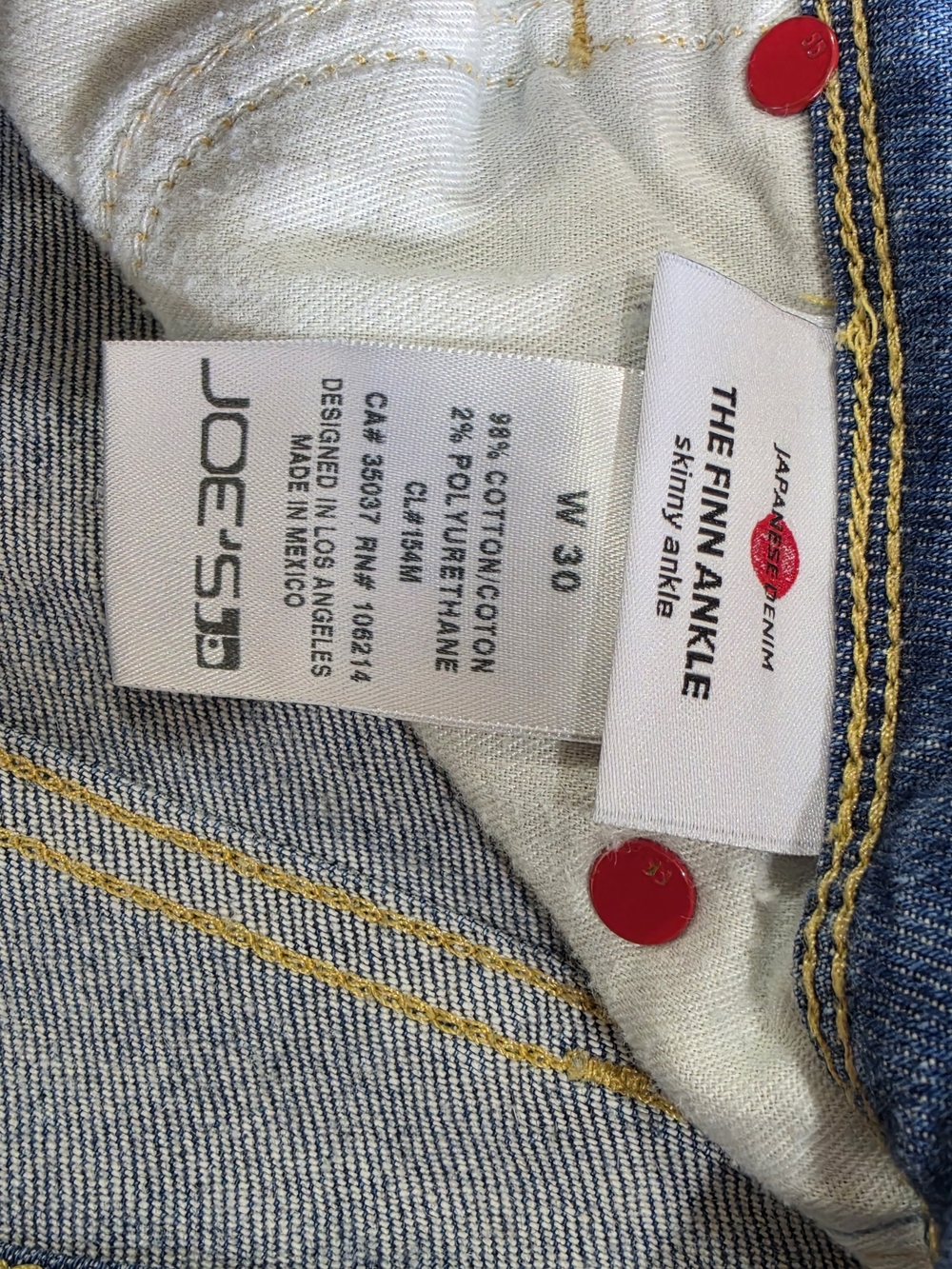 Women’s JOES'J EANS Light Blue Distressed Straight Jeans - Picture 5 of 5